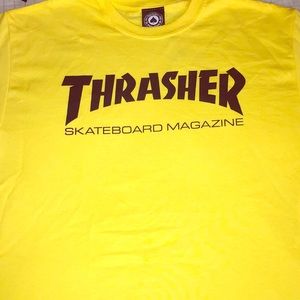 Black and Yellow Thrasher T-Shirt